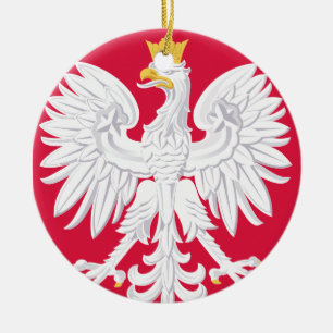 Ornamento del navidad de POLAND* Eagle