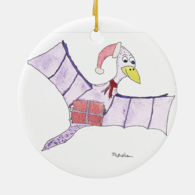 Ornamento del navidad de Pteranodon (Atrás)