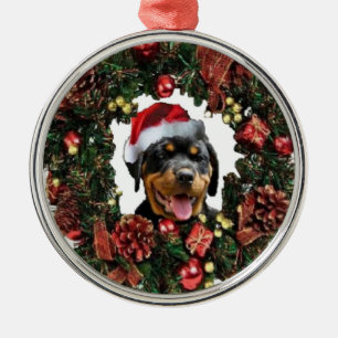Ornamento del navidad de Rottweiler