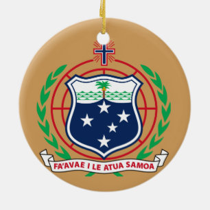 Ornamento del navidad de Samoa