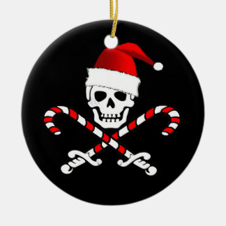 Ornamento del navidad de Santa de la bandera de