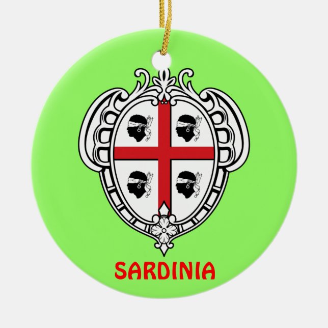 Ornamento del navidad de Sardinia* (Frente)