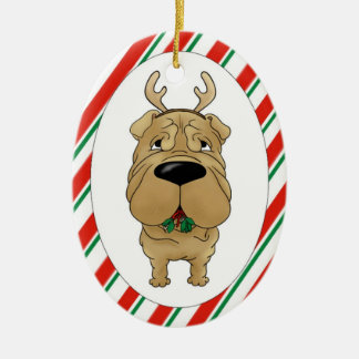 Ornamento del navidad de Shar-Pei