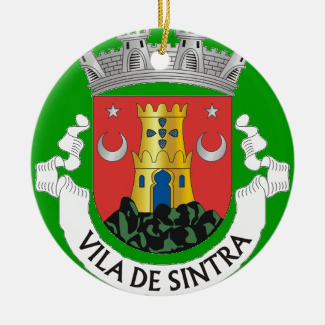 Ornamento del navidad de Sintra Portugal (Frente)