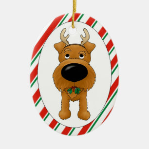 Ornamento del navidad de Terrier irlandés