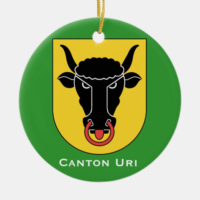 Ornamento del navidad de Uri* del cantón (Frente)