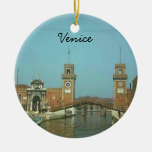 Ornamento del navidad de Venecia Italia