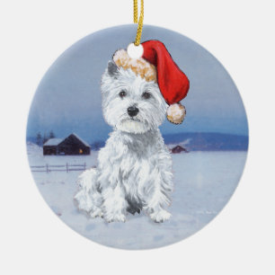 Ornamento del navidad de Westies
