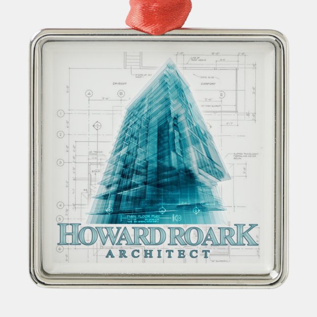 Ornamento del navidad del arquitecto de Howard (Frente)