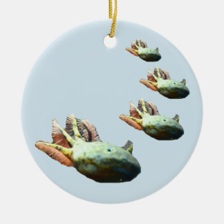 Ornamento del navidad del AXOLOTL