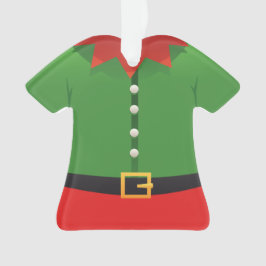 Ornamento del navidad del ayudante de Santa