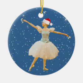 Ornamento del navidad del bailarín de ballet