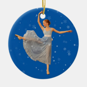 Ornamento del navidad del bailarín de ballet en