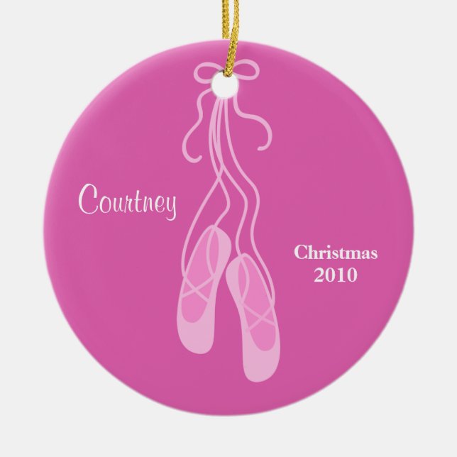 Ornamento del navidad del ballet (Frente)