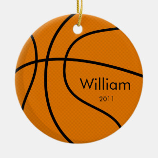 Ornamento del navidad del baloncesto