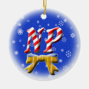 ORNAMENTO DEL NAVIDAD DEL BASTÓN DE CARAMELO DE N