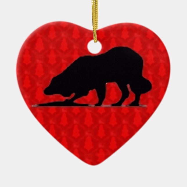 Ornamento del navidad del border collie (Frente)