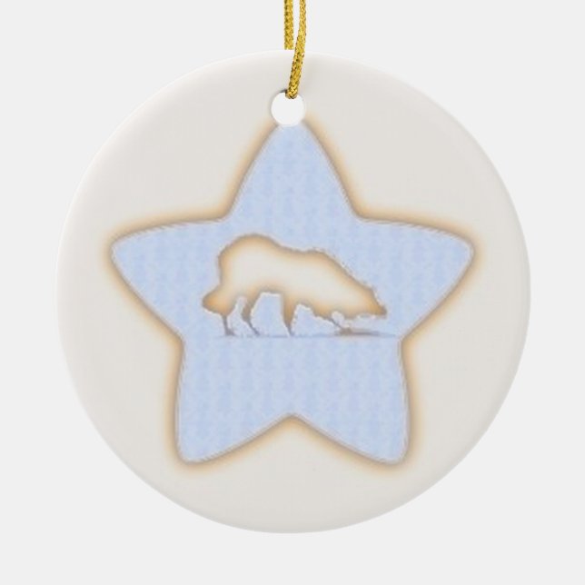 Ornamento del navidad del border collie (Frente)