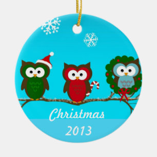 Ornamento del navidad del búho