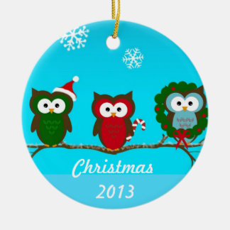 Ornamento del navidad del búho