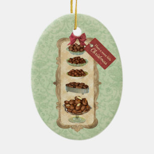Ornamento del navidad del caramelo de los