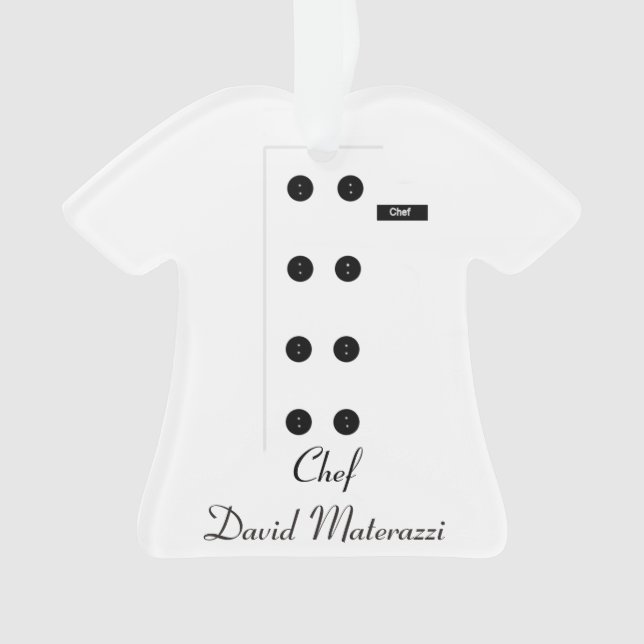 Ornamento del navidad del cocinero (Anverso)
