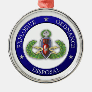 Ornamento del navidad del EOD