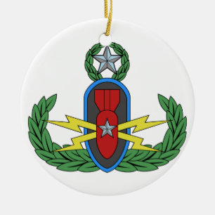 Ornamento del navidad del EOD