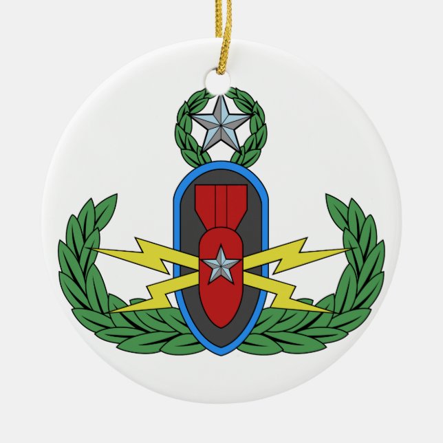Ornamento del navidad del EOD (Frente)