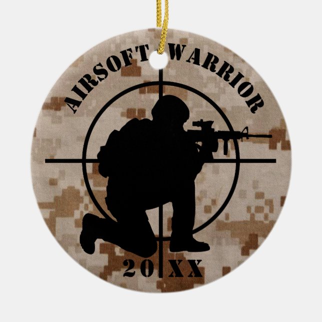 Ornamento del navidad del equipo de Airsoft (Frente)