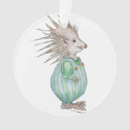Ornamento del navidad del erizo de Henry