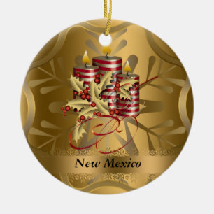 Ornamento del navidad del estado de New México