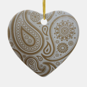 Ornamento del navidad del estampado del oro