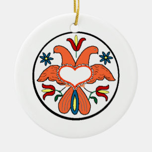 Ornamento del navidad del estilo de Amish