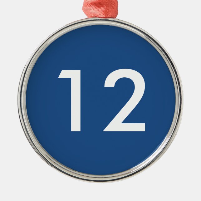 Ornamento del navidad del fanático del fútbol de (Frente)