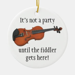 Ornamento del navidad del FIDDLER