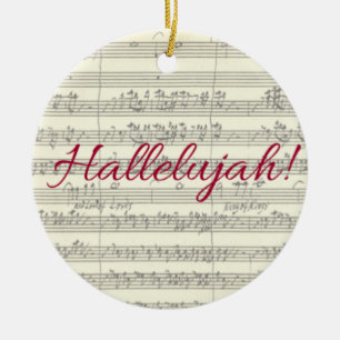 Ornamento del navidad del Hallelujah