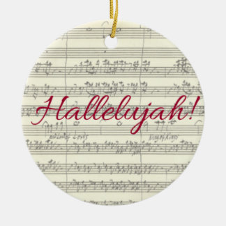 Ornamento del navidad del Hallelujah
