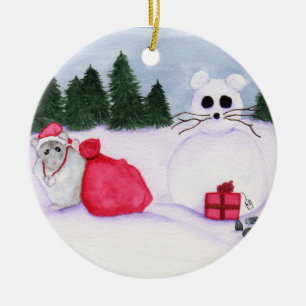 Ornamento del navidad del hámster