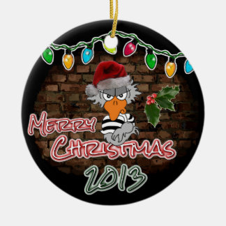 Ornamento del navidad del Jailbird