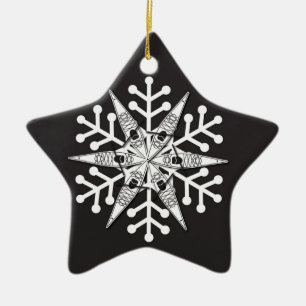ornamento del navidad del kajak