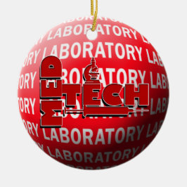 ORNAMENTO DEL NAVIDAD DEL LABORATORIO DE LA
