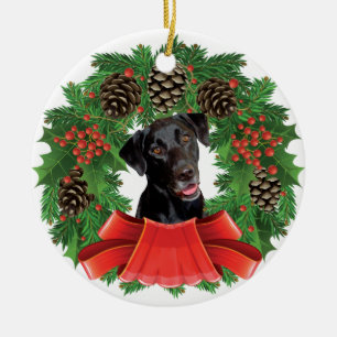 Ornamento del navidad del labrador retriever