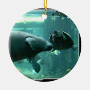 Ornamento del navidad del Manatee