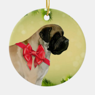 Ornamento del navidad del mastín