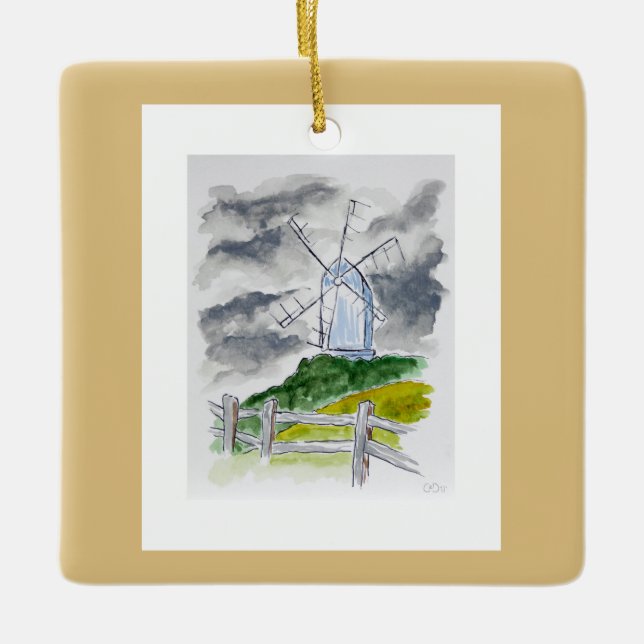 Ornamento del navidad del molino de Ashcombe (Anverso)