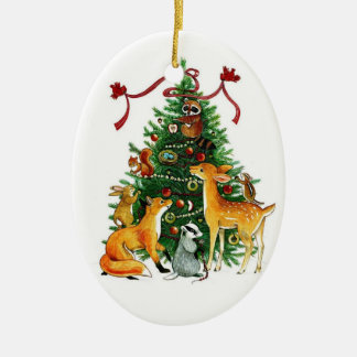 ornamento del navidad del país de las maravillas