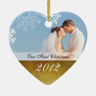 Ornamento del navidad del par del vintage primer