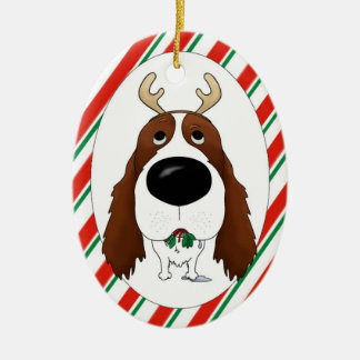 Ornamento del navidad del perro de aguas de