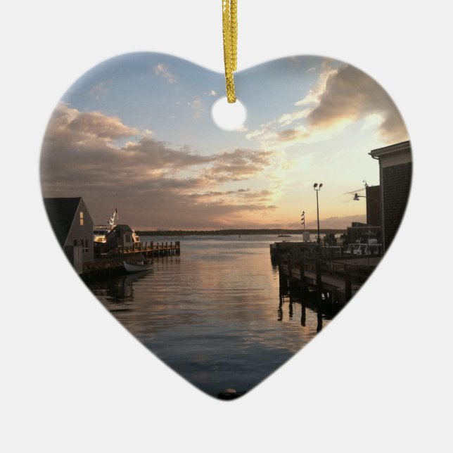 Ornamento del navidad del puerto del agujero de (Frente)